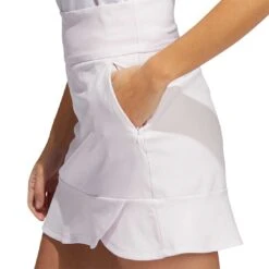 Adidas Women's 16 Inch Frill Skort -EliteGolf Store adidas ss22 womens 16 inch frill skort almost pink side pocket itempicture