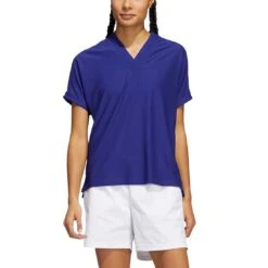 Adidas Women's Go-To Polo -EliteGolf Store adidas ss22 womens go to polo legacy indigo itempicture