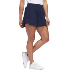 Adidas Women's Go-To 4 Inch Shorts 6 Adidas Women's Go-To 4 Inch Shorts -EliteGolf Store adidas ss23 womens go to 4 inch shorts collegiate navy side itempicture