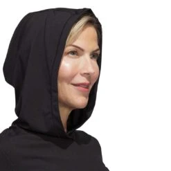 Adidas Women's Performance Hoodie -EliteGolf Store adidas ss23 womens performance hoodie black detail1 itempicture