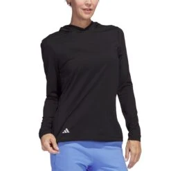 Adidas Women's Performance Hoodie -EliteGolf Store adidas ss23 womens performance hoodie black itempicture