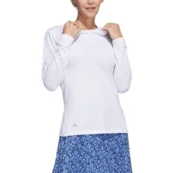 Adidas Women's Performance Hoodie -EliteGolf Store adidas ss23 womens performance hoodie white itempicture