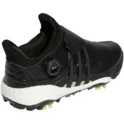 Adidas Tour360 Infinity BOA Golf Shoes Black/Pulse Lime -EliteGolf Store adidas tour360 infinity golf shoes black pulse lime gy5338 back itempicture
