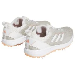 Adidas Women's S2G 23 BOA Golf Shoes White/Coral Fusion -EliteGolf Store adidas womens s2g 23 boa golf shoes white coral fusion back itempicture