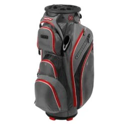 BagBoy 2023 Revolver XP Cart Bag -EliteGolf Store bagboy revolver xp cart bag charcoal black red itempicture