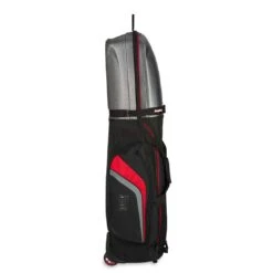 BagBoy T-10 Travel Cover -EliteGolf Store bagboy t 10 travel cover black red side