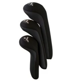 Pro Active Sports Stealth Headcovers 3-Pack -EliteGolf Store black 7361