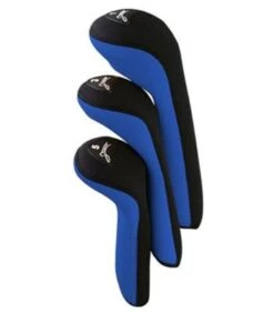 Pro Active Sports Stealth Headcovers 3-Pack -EliteGolf Store blue 7362
