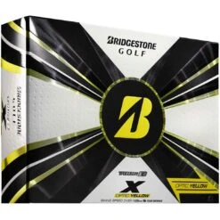 Bridgestone Tour B X Yellow Personalized Golf Balls