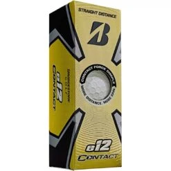 Bridgestone E12 Contact Golf Balls -EliteGolf Store bridgestone 2023 e12 contact white golf balls sleeve itempicture