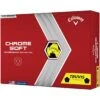 Callaway Chrome Soft Truvis Yellow/Black Golf Balls -EliteGolf Store callaway 2022 chrome soft turvis yellow golf balls box itempicture