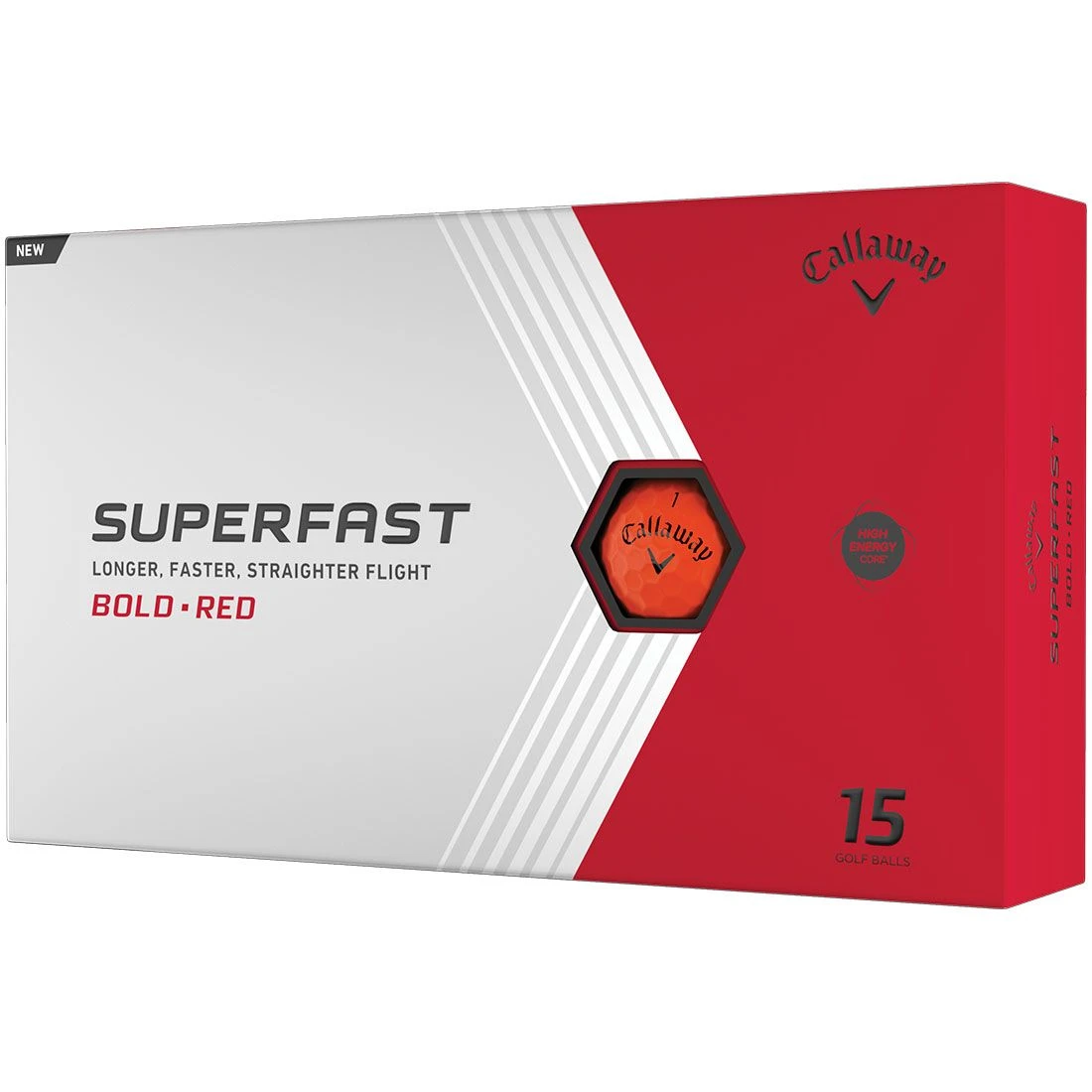Callaway Superfast Bold Red 15-Pack Personalized Golf Balls 3 Callaway Superfast Bold Red 15-Pack Personalized Golf Balls