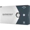Callaway Superfast White 15-Pack Personalized Golf Balls -EliteGolf Store callaway 2022 superfast white 15 pack golf balls lid itempicture 1