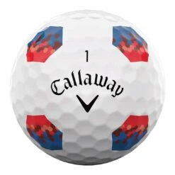 Callaway Chrome Soft TruTrack Red/Blue Golf Balls -EliteGolf Store callaway 2023 chrome soft red blue trutrack golf balls ball stamp itempicture