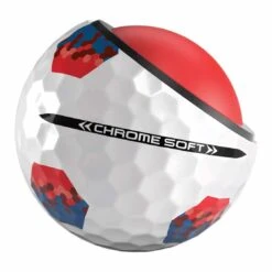 Callaway Chrome Soft TruTrack Red/Blue Golf Balls -EliteGolf Store callaway 2023 chrome soft red blue trutrack golf balls layers itempicture