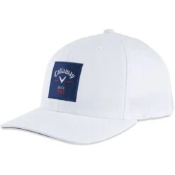 Callaway Rutherford Hat -EliteGolf Store callaway 2023 rutherford hat white navy itempicture