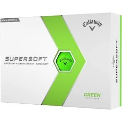 Callaway Supersoft Matte Green Personalized Golf Balls