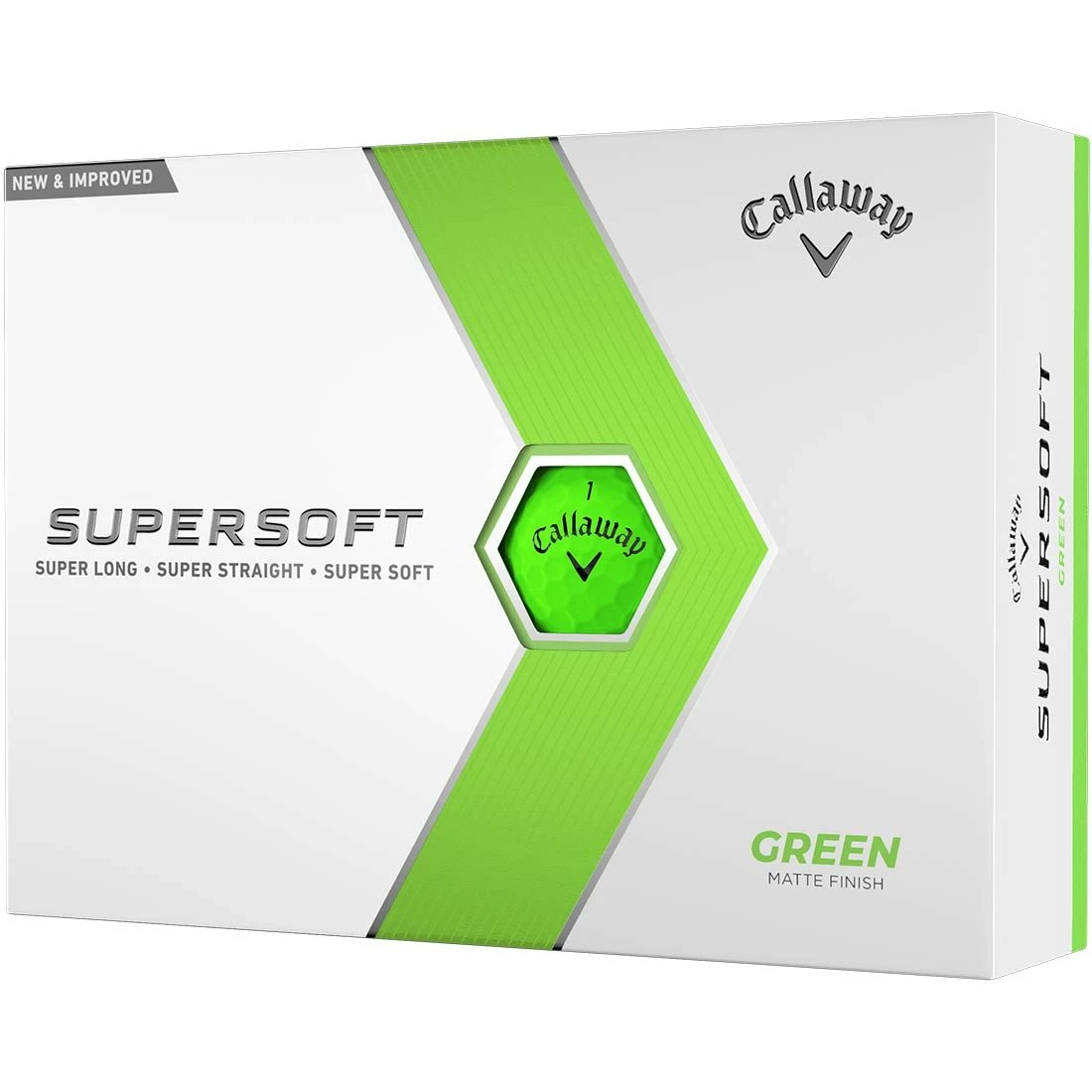 Callaway Supersoft Matte Green Personalized Golf Balls 3 Callaway Supersoft Matte Green Personalized Golf Balls