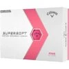 Callaway Supersoft Matte Pink Personalized Golf Balls -EliteGolf Store callaway 2023 supersoft matte pink golf balls lid itempicture
