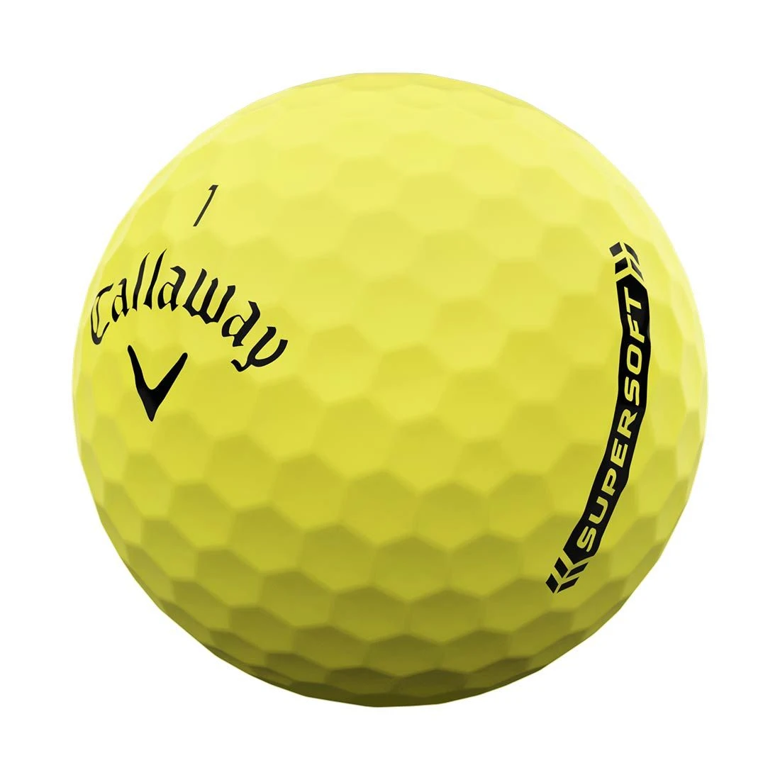 Callaway Supersoft Yellow Personalized Golf Balls 4 Callaway Supersoft Yellow Personalized Golf Balls - Image 2