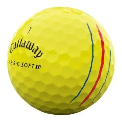 Callaway ERC Soft Yellow Golf Balls 8 Callaway ERC Soft Yellow Golf Balls -EliteGolf Store callaway 23 erc soft yellow golf balls quarter itempicture