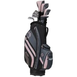 Cleveland Women's Bloom Complete Set -EliteGolf Store cleveland 2023 womens bloom complete set black pink headcovers itempicture