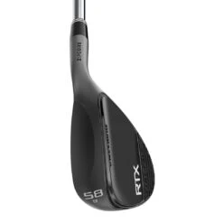 Cleveland RTX Full-Face Black Satin Wedge -EliteGolf Store cleveland rtx full face black satin wedge top itempicture