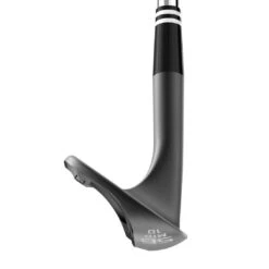 Cleveland RTX ZipCore Black Satin Wedge -EliteGolf Store cleveland rtx zipcore black satin wedge toe view 1