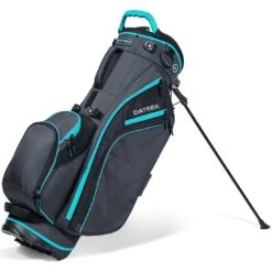 Datrek 2023 Go Lite Hybrid Stand Bag -EliteGolf Store datrek 2022 go lite hybrid stand bag charcoal turquoise black itempicture
