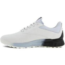 Ecco S-Three Golf Shoes White/Black/Air 12 Ecco S-Three Golf Shoes White/Black/Air -EliteGolf Store ecco s three golf shoes white black air spine itempicture