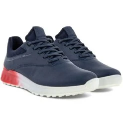 Ecco Women's S-Three Golf Shoes Marine/Hibiscus -EliteGolf Store ecco womens s three golf shoes marine hibiscus pair itempicture