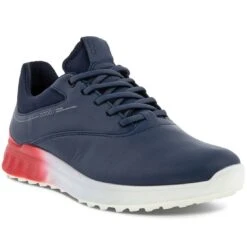 Ecco Women's S-Three Golf Shoes Marine/Hibiscus -EliteGolf Store ecco womens s three golf shoes marine hibiscus toe itempicture