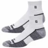 FootJoy ProDry Quarter Socks (2 Pairs) -EliteGolf Store footjoy 2024 prodry quarter socks 2 pack white itempicture