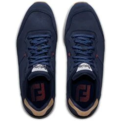 FootJoy Contour Jogger Golf Shoes Navy -EliteGolf Store footjoy contour jogger golf shoes navy 54292 top itempicture