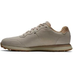 FootJoy Contour Jogger Golf Shoes Tan -EliteGolf Store footjoy contour jogger golf shoes tan 54291 side itempicture