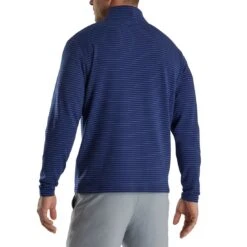 FootJoy French Terry Pullover 9 FootJoy French Terry Pullover -EliteGolf Store footjoy french terry pullover indigo back itempicture