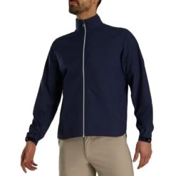 FootJoy HydroLite X Rain Jacket -EliteGolf Store footjoy hydrolite x rain jacket navy navy itempicture