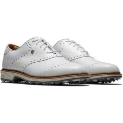 FootJoy Premiere Series Wilcox Golf Shoes White 12 FootJoy Premiere Series Wilcox Golf Shoes White -EliteGolf Store footjoy premiere series wilcox golf shoe white 54322 display itempicture