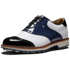 FootJoy Premiere Series Wilcox Golf Shoes Navy/White 11 FootJoy Premiere Series Wilcox Golf Shoes Navy/White -EliteGolf Store footjoy premiere series wilcox golf shoes navy white 54323 front itempicture