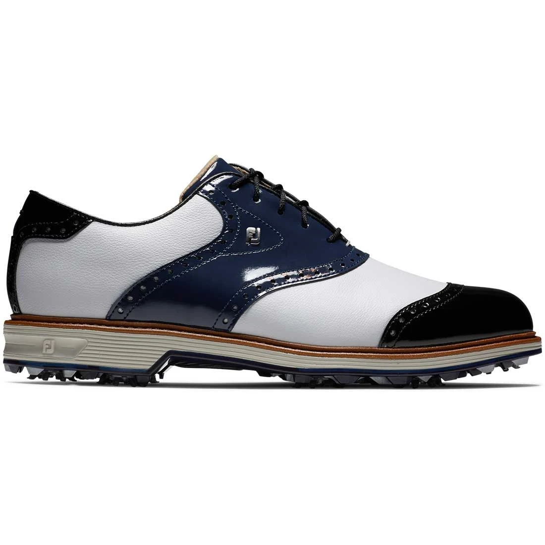 FootJoy Premiere Series Wilcox Golf Shoes Navy/White 3 FootJoy Premiere Series Wilcox Golf Shoes Navy/White