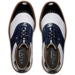 FootJoy Premiere Series Wilcox Golf Shoes Navy/White 13 FootJoy Premiere Series Wilcox Golf Shoes Navy/White -EliteGolf Store footjoy premiere series wilcox golf shoes navy white 54323 top itempicture