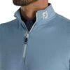 FootJoy ThermoSeries Midlayer -EliteGolf Store footjoy thermoseries midlayer grey stone detail itempicture