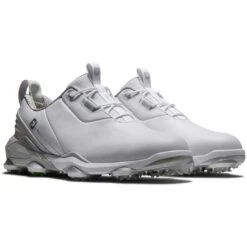 FootJoy Tour Alpha Golf Shoes White/Grey/Lime 13 FootJoy Tour Alpha Golf Shoes White/Grey/Lime -EliteGolf Store footjoy tour alpha golf shoes white grey lime pair itempicture