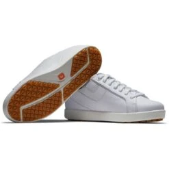 FootJoy Women's Links Golf Shoes White -EliteGolf Store footjoy womens fj links golf shoes white 98148 beauty itempicture