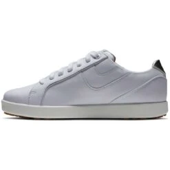 FootJoy Women's Links Golf Shoes White -EliteGolf Store footjoy womens fj links golf shoes white 98148 side itempicture