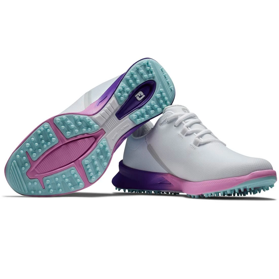 FootJoy Women's Fuel Sport Golf Shoes White/Purple 7 FootJoy Women's Fuel Sport Golf Shoes White/Purple - Image 5
