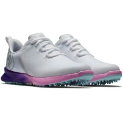 FootJoy Women's Fuel Sport Golf Shoes White/Purple 12 FootJoy Women's Fuel Sport Golf Shoes White/Purple -EliteGolf Store footjoy womens fuel sport golf shoes white purple 90547 pair itempicture