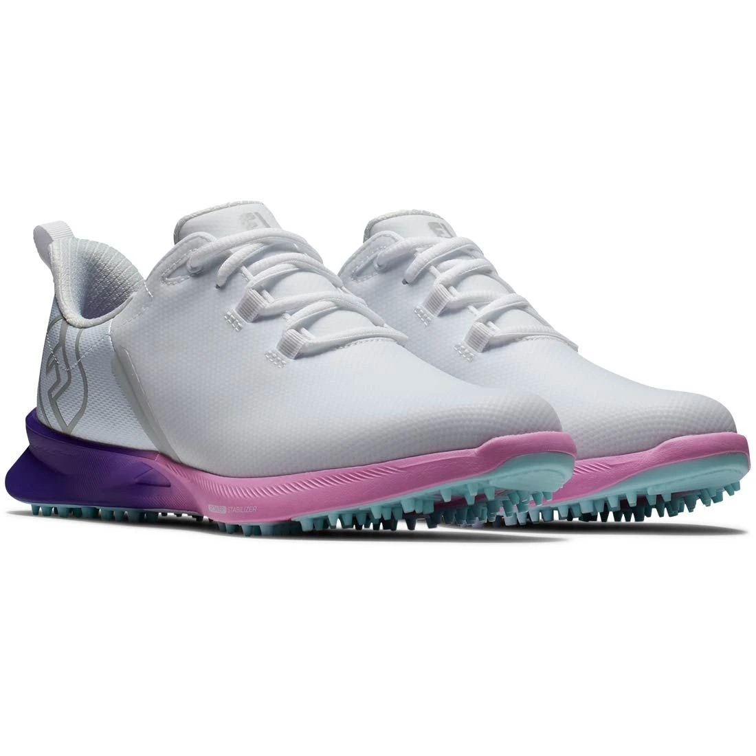 FootJoy Women's Fuel Sport Golf Shoes White/Purple 6 FootJoy Women's Fuel Sport Golf Shoes White/Purple - Image 4