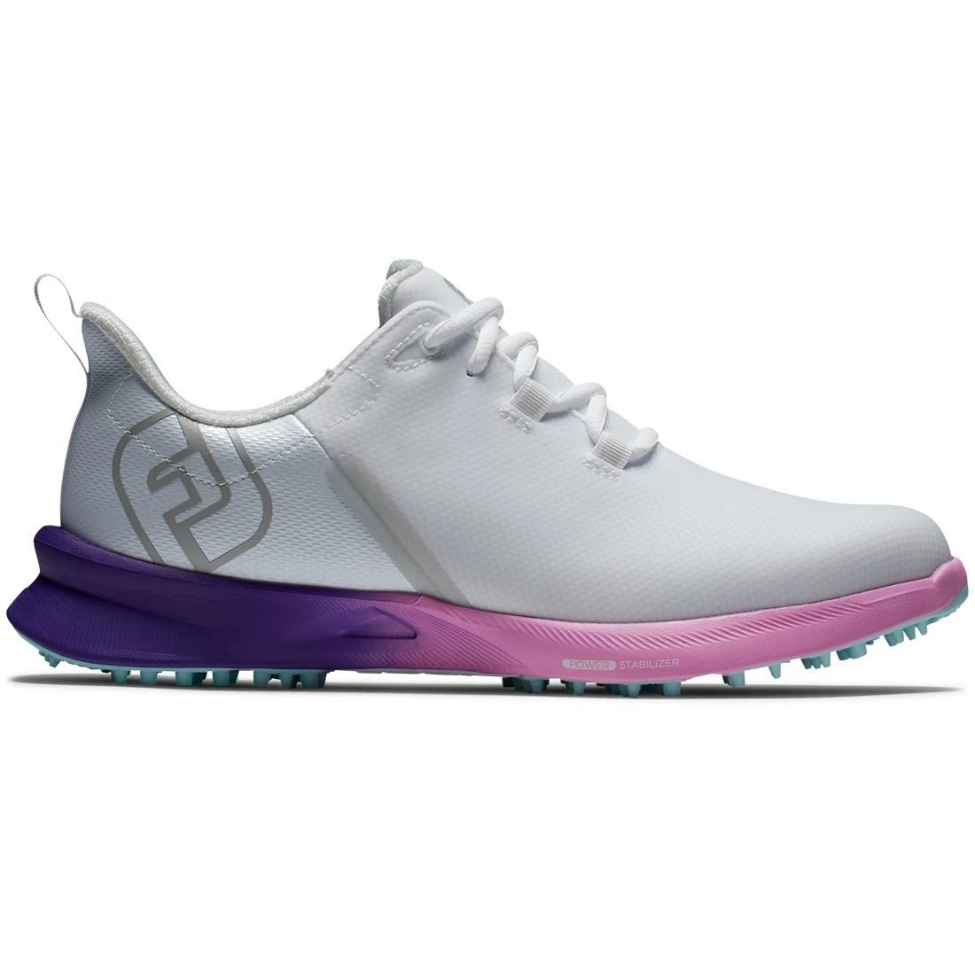 FootJoy Women's Fuel Sport Golf Shoes White/Purple 3 FootJoy Women's Fuel Sport Golf Shoes White/Purple