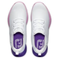 FootJoy Women's Fuel Sport Golf Shoes White/Purple 15 FootJoy Women's Fuel Sport Golf Shoes White/Purple -EliteGolf Store footjoy womens fuel sport golf shoes white purple 90547 top itempicture